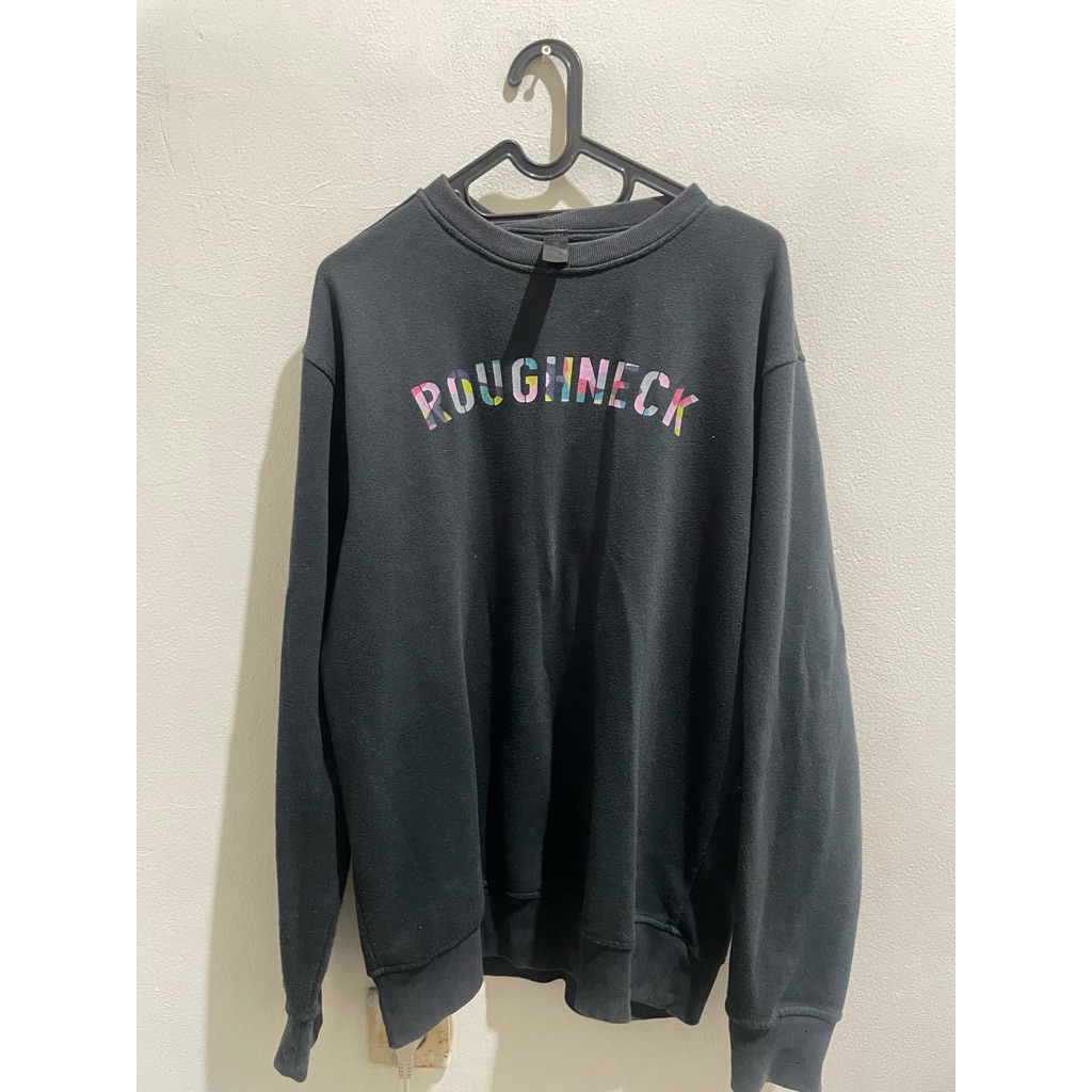 PRELOVED hoodie ROUGHNECK hitam