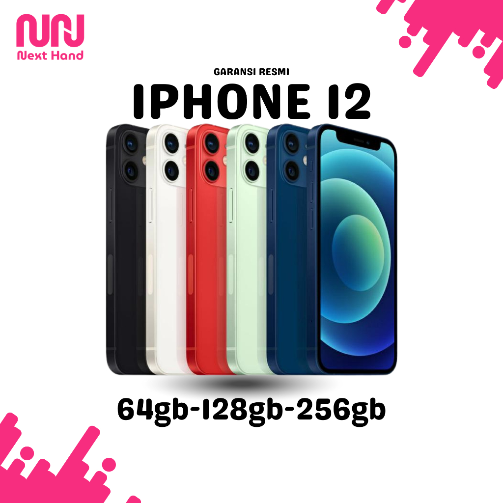 IBOX | iPhone 12 64GB | 128GB | 256GB Second Mulus Bergaransi
