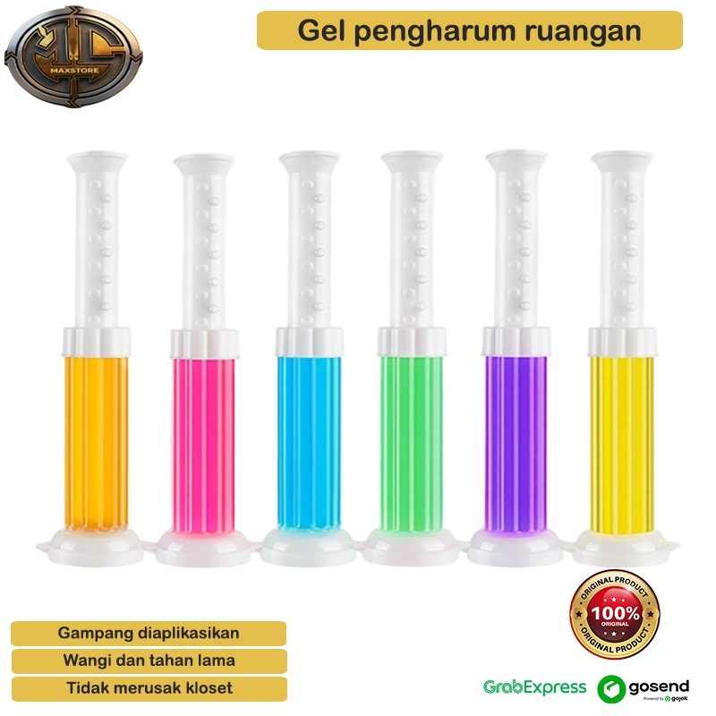 Gel Pengharum Closet WC Gel Pembersih Kloset Motif Bunga Kamar Mandi