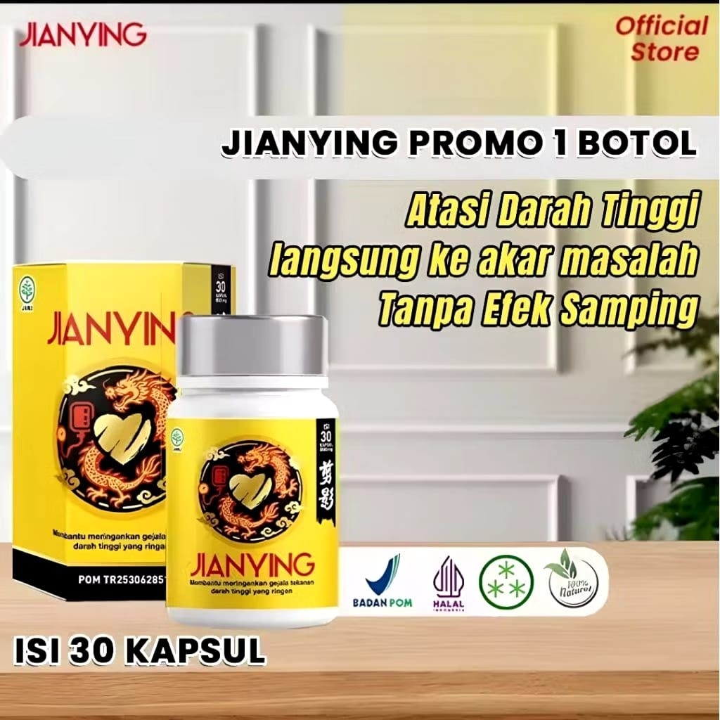 Jianying - Obat Herbal Mengatasi Hipertensi & Kolesterol Tinggi Original