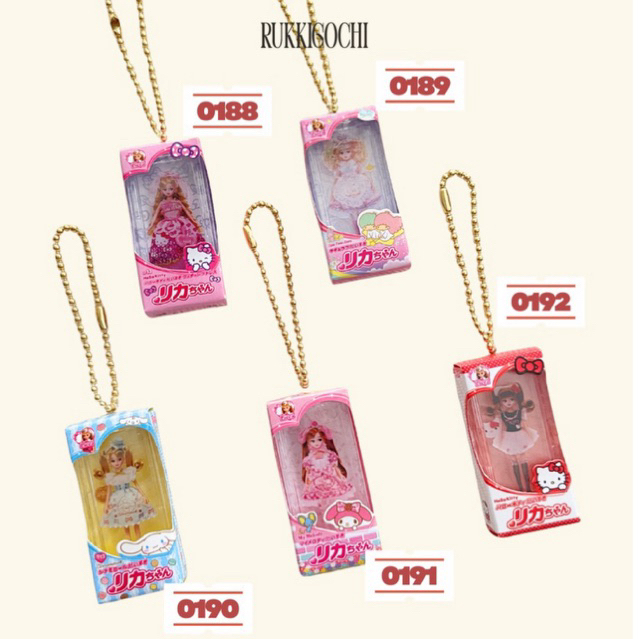 [Rukkigochi] Anime Mini Figure Keychain | Gotochi Japan | Trinkets | Cute Keychain
