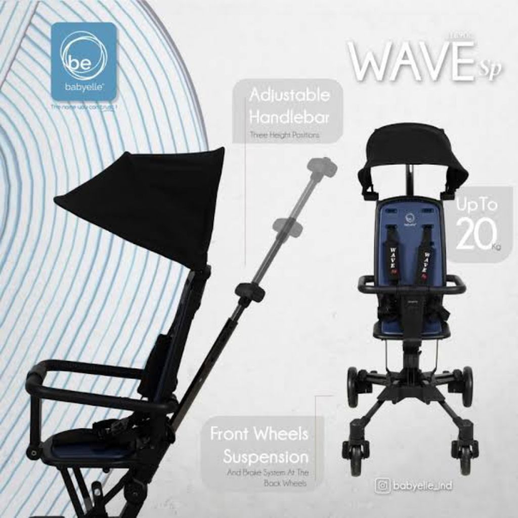 sewa stroller wave babyelle
