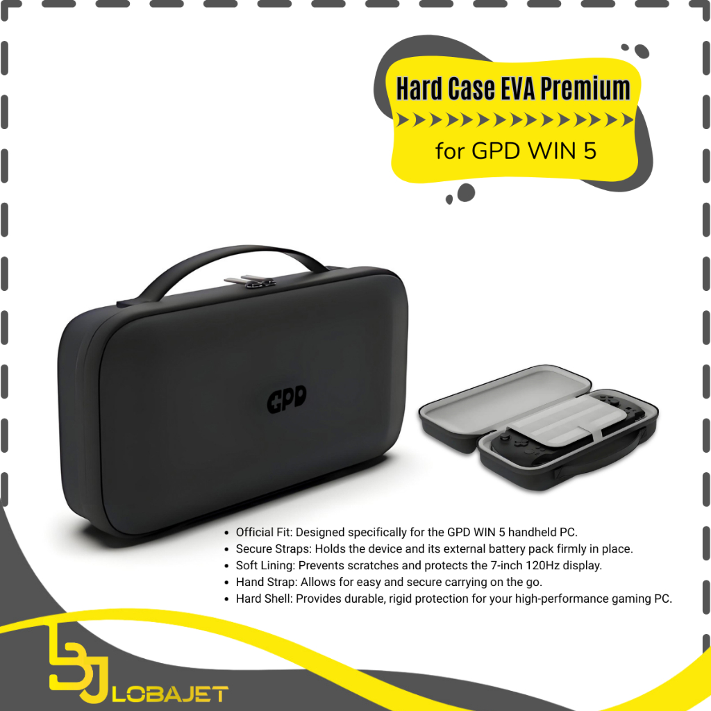 Hard Case Storage Bag for GPD WIN 5 - Tas Penyimpanan GPD WIN 5
