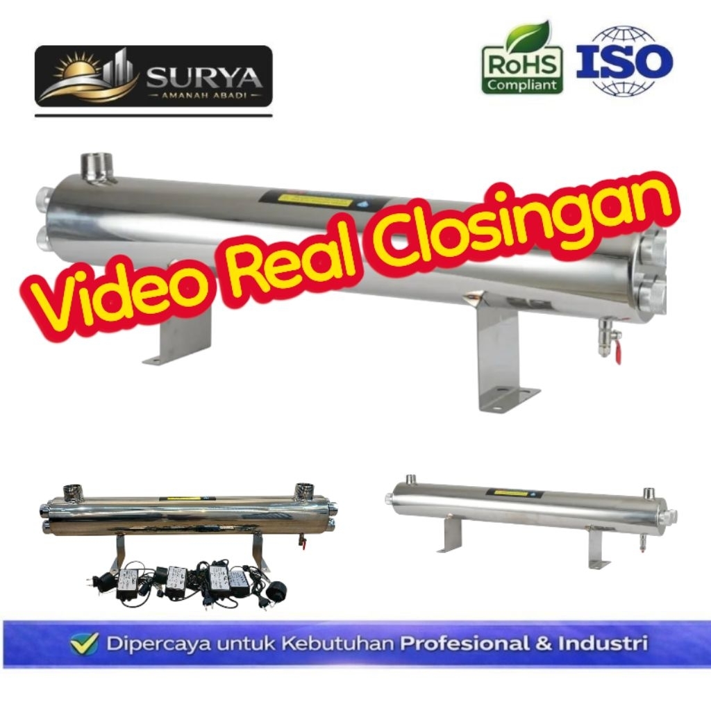 SAA - UV 24 GPM ULTRAVIOLET 24-32GPM UV RO 2 LAMPU REVERSES OSMOSIS