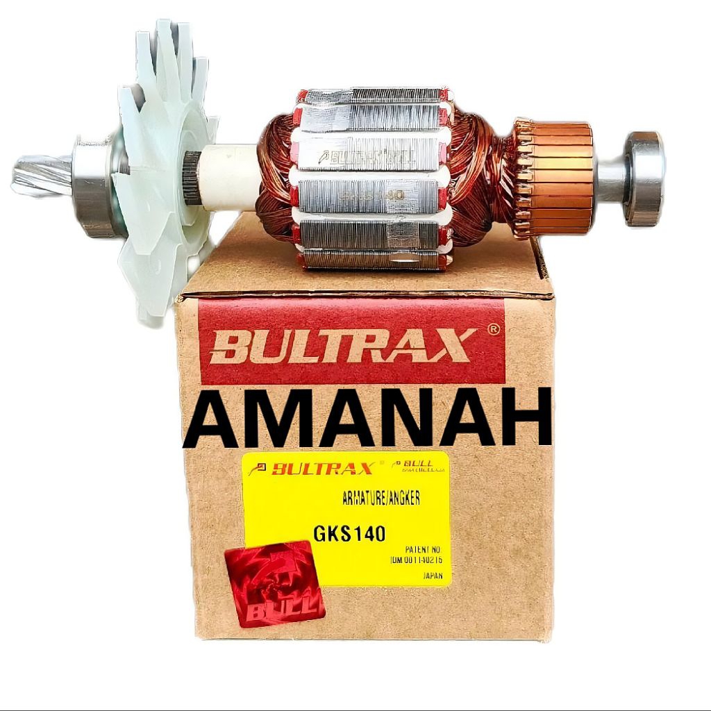 Angker armature bull gks 140 for mesin serkel circular saw bosch 7 inch