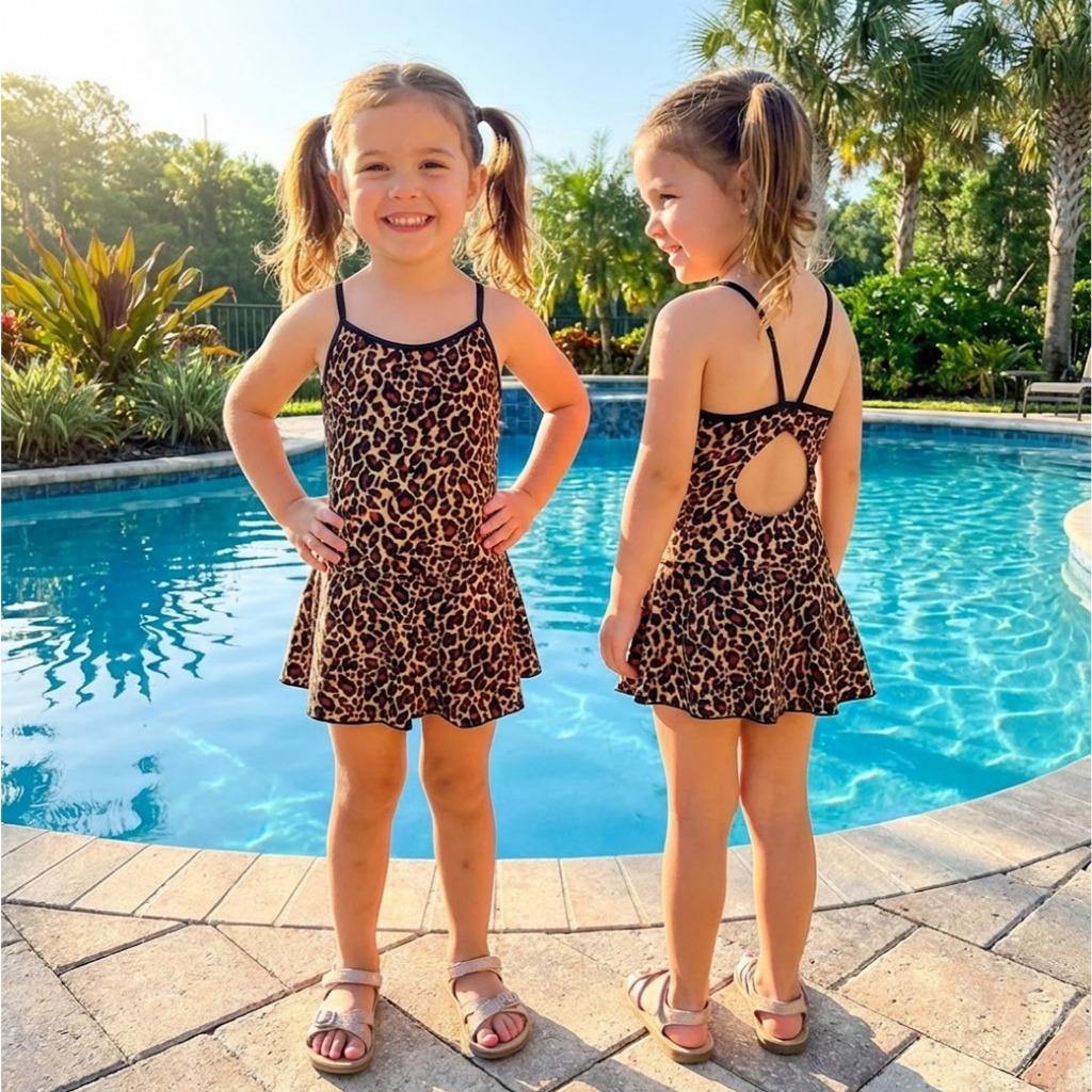 Baju Renang Anak 4-8 Th Rok Seksi SR-TKM093