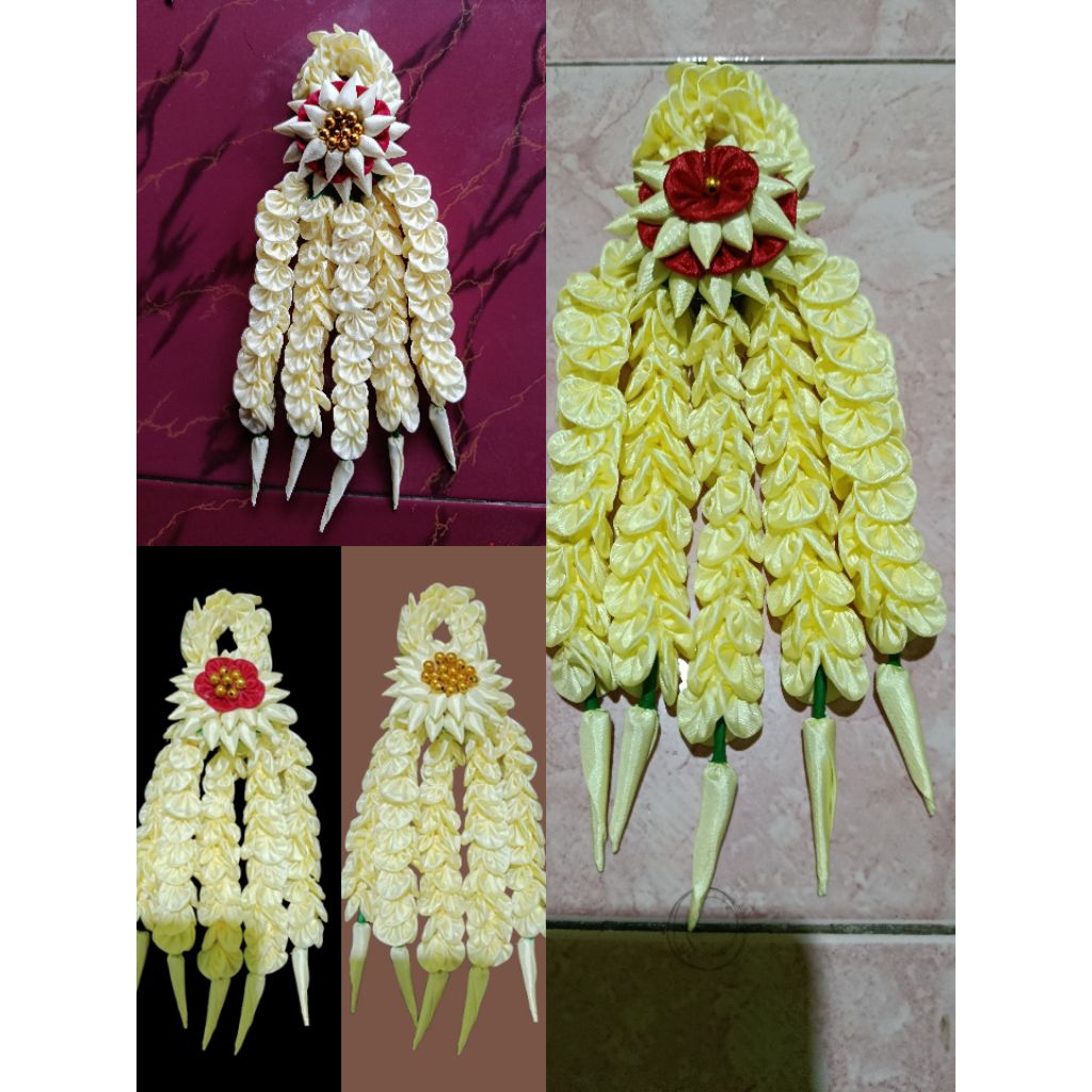 ronce melati kolong keris solo halus/ bunga keris alusan,sumpingdan aksesoreslainya (harga per pcs)