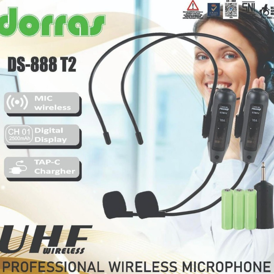 TERBAIK| MIC BANDO WIRELLES MURAH / MIC BANDO UNTUK IMAM MASJID/TOUR GUIDE / TEACHER / INTRUKTUR / D