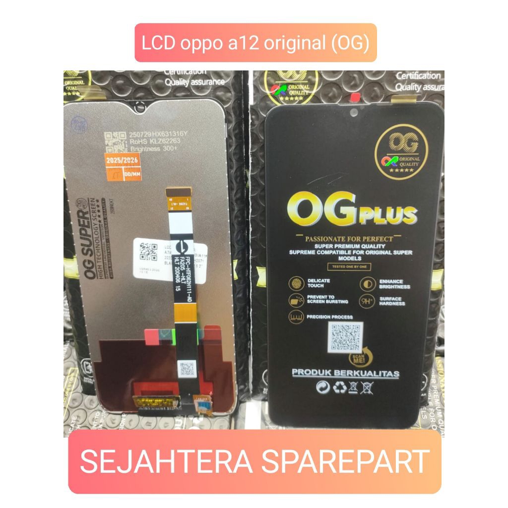 LCD OPPO A12 Original (OG).