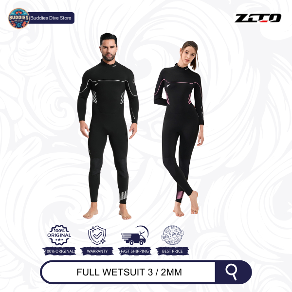 ZCCO Long Wetsuit 3/2mm - Baju Selam