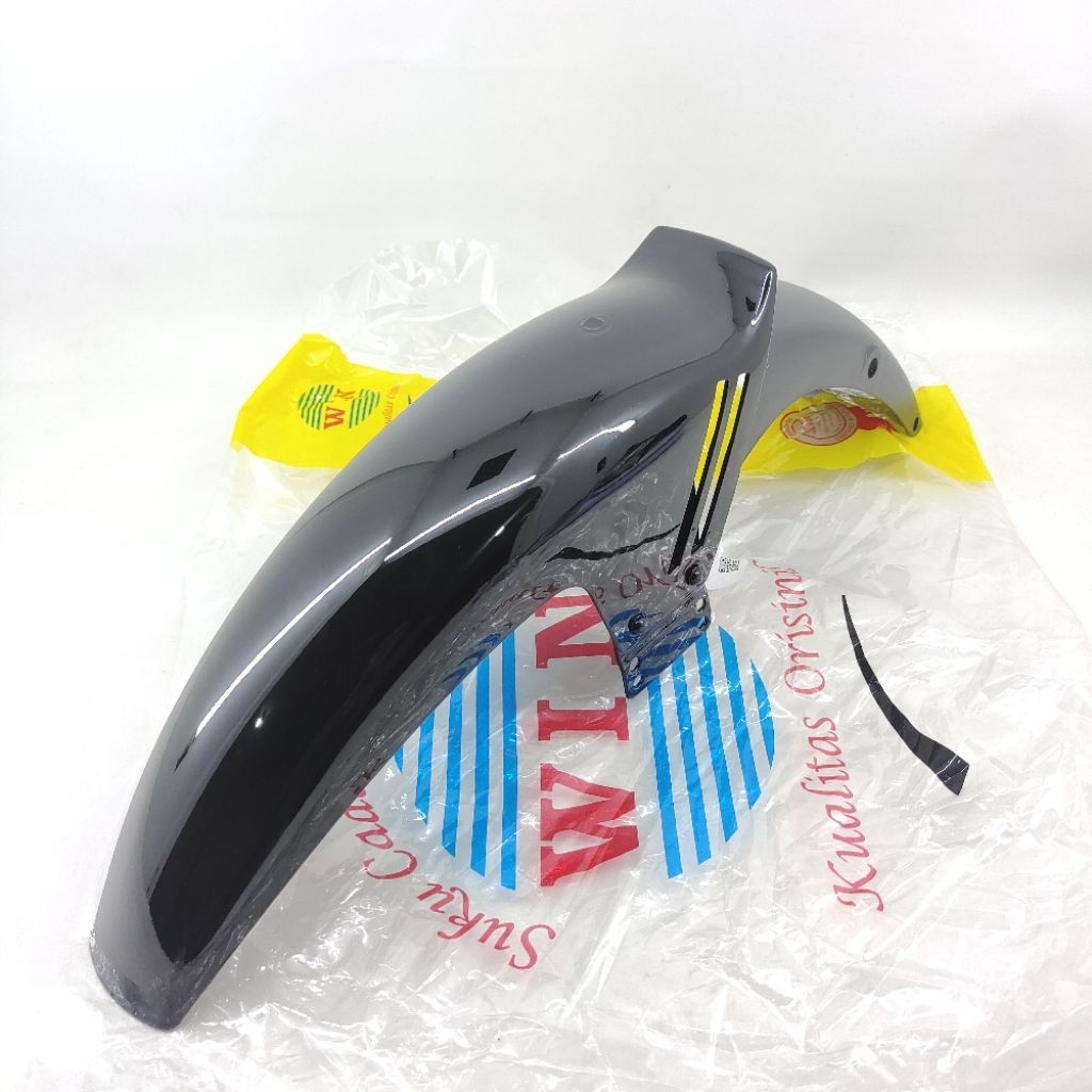WIN Spakbor slebor sepakbor Depan HITAM + Besi Honda GL Pro - gl max lama old ( FRONT FENDER GL PRO 