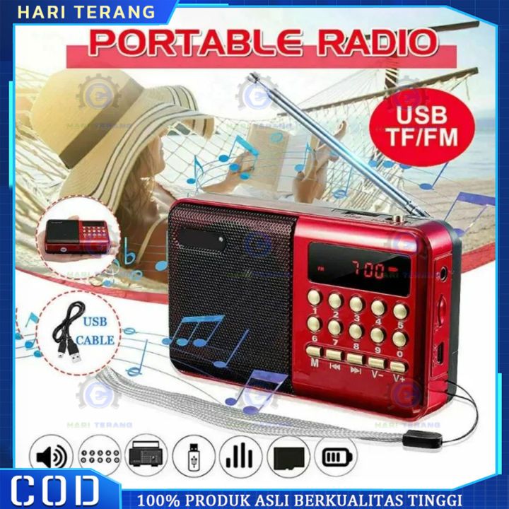RADIO MINI SPEAKER BLUETOOTH JOC H-1011BT RADIO FM DIGITAL / MP3 / USB / TF CARD RADIO PORTABLE SPEA