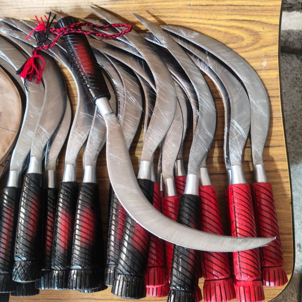 Baja hitam 35 cm Penebas ranting pohon bambu