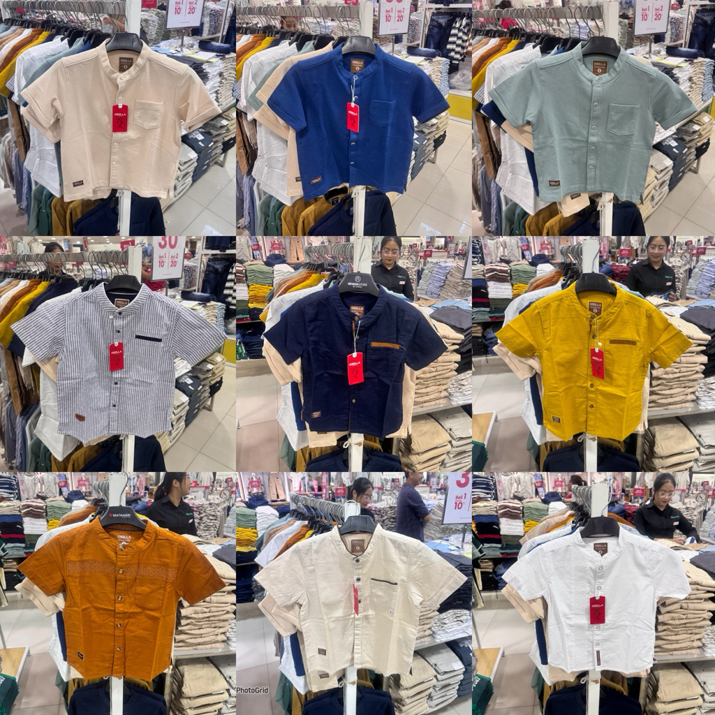 OSELLA KIDS - NEW Kemeja Koko Anak Laki-Laki (4-14 tahun)