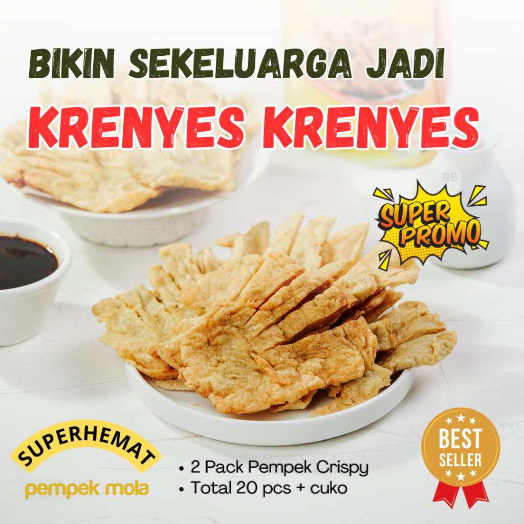 PEMPEK MOLA CRISPY - PAKET HEMAT 1 PACK - Pempek Asli Palembang