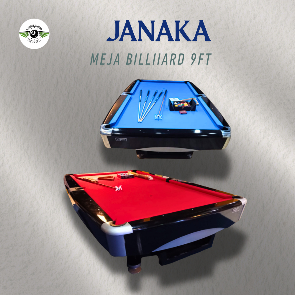 MEJA BILLIARD 9FT JANAKA SERIES - PRODUCK LOKAL MEJA BILLIAR 9 FT MEJA BILIARD 9 FEET MEJA BILLIAR 9