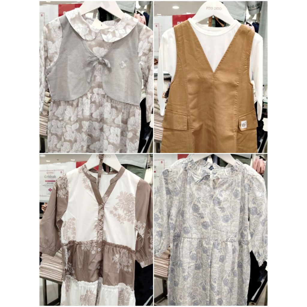 gamis pito dito 3-14 tahun