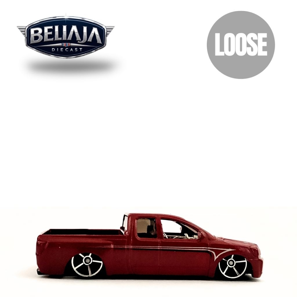 HOT WHEELS NISSAN TITAN RED MAROON LOOSE