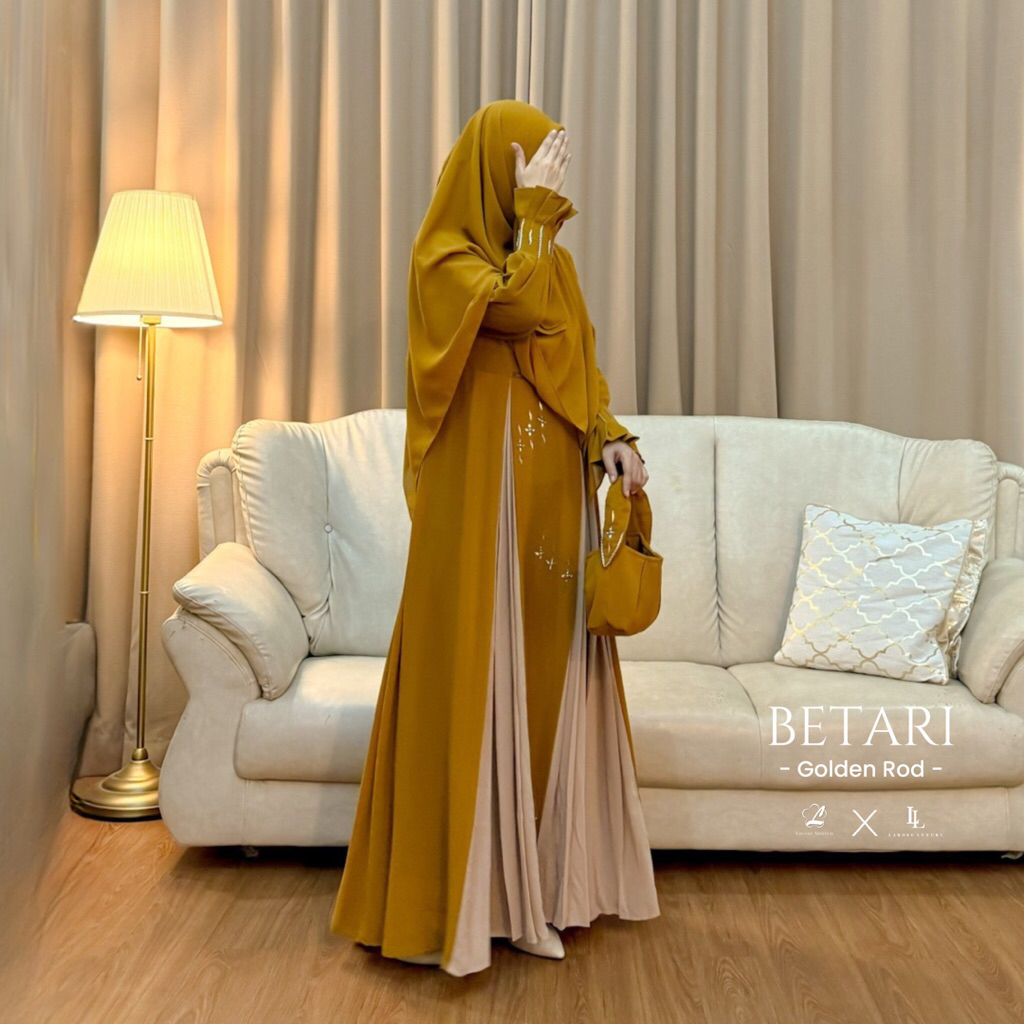 Larose moslem x Larose luxury - dress lebaran simple elegan