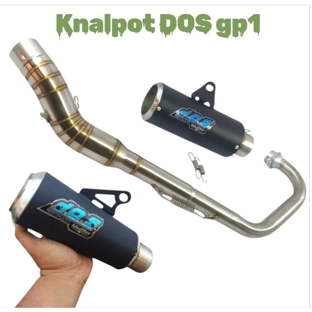knalpot DOS JUPITER MX king knalpot dos black gp1 Jupiter mx king knalpot dos Jupiter mx new Jupiter