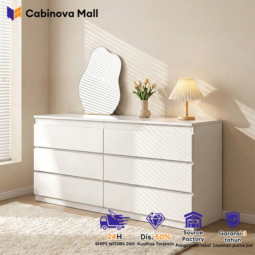 Lemari Laci Kayu Chest Drawer Minimalis Lemari Penyimpanan Lemari Laci 5 Susun Serbaguna Chest Laci