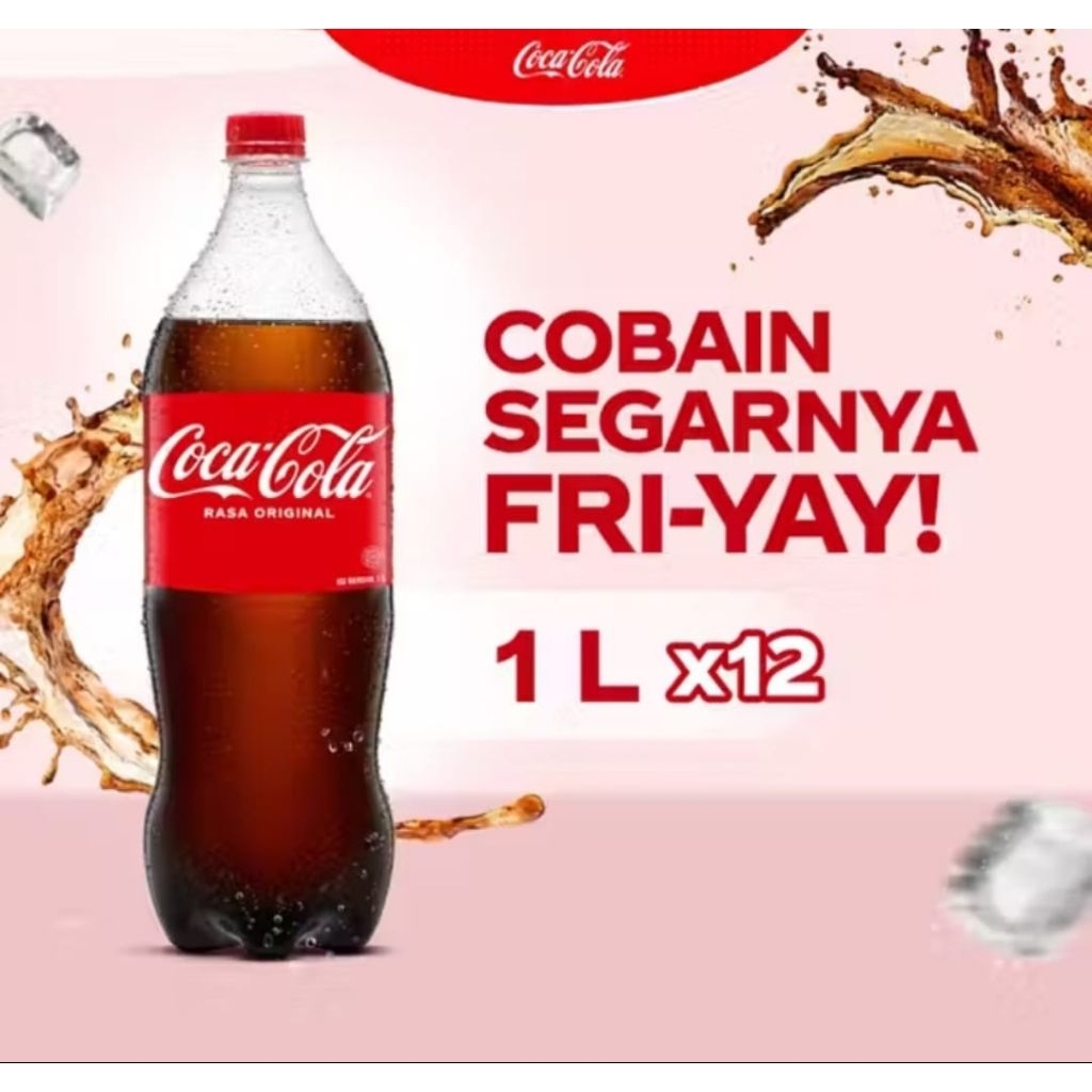Coca-Cola botol 1 liter