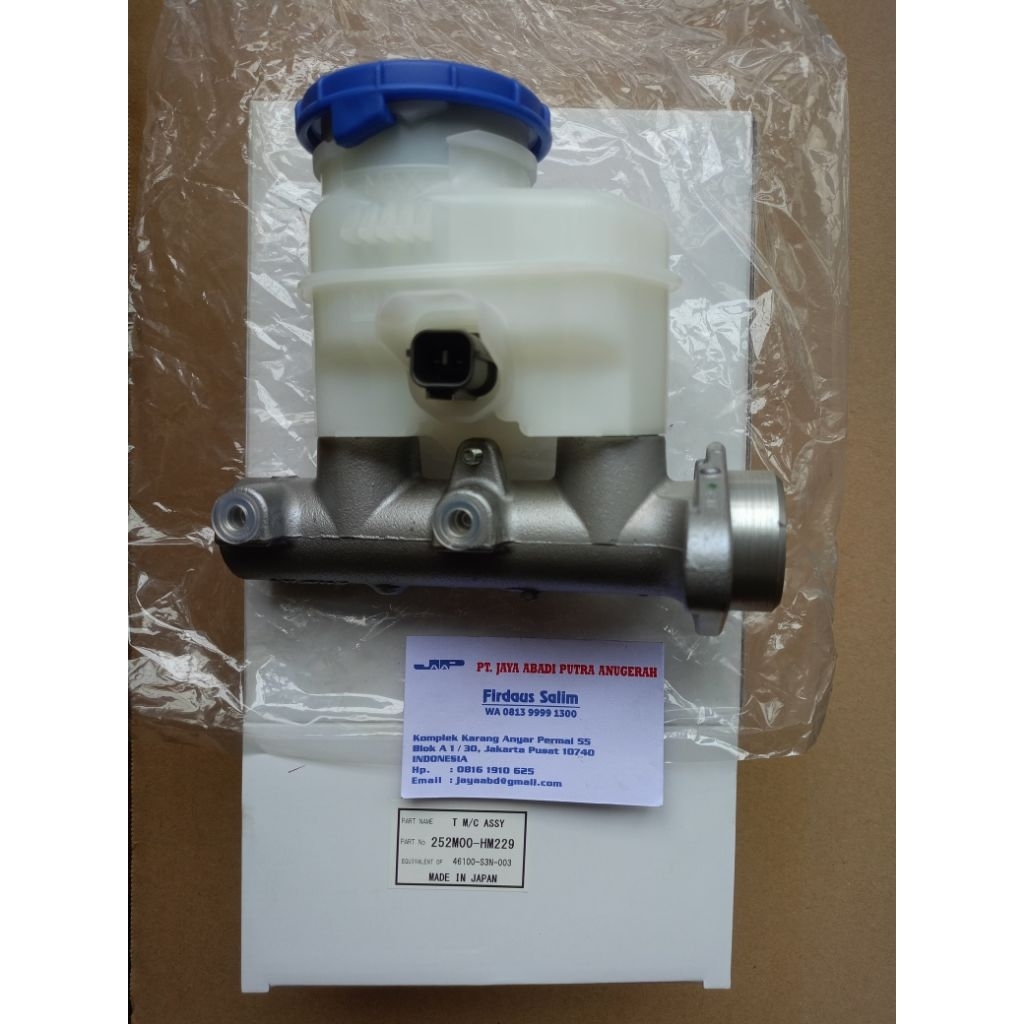 46100 S3N Brake Master Central Pusat Cylinder RemHonda Odyssey RA6 RA8 2000 2001 2002 2003
Nissin