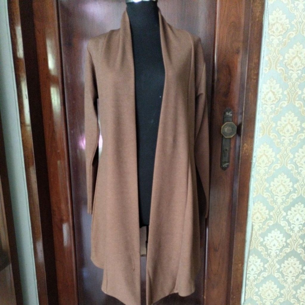Atasan Wanita Outet Cardigan Coklat Bata