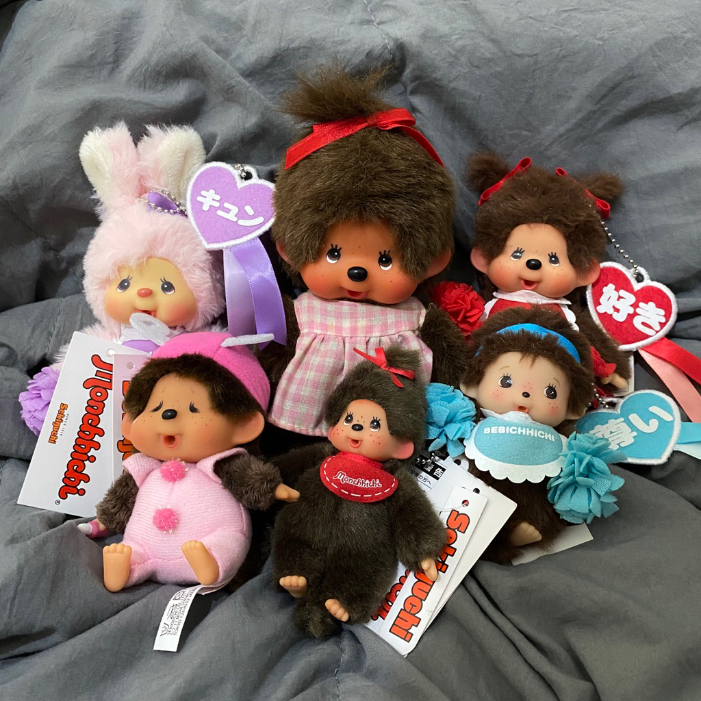 (READY) Monchhichi by Sekiguchi — Monchhichi, Bebichhichi Boy, Monchhichi Butterfly, Monchhichi Colo