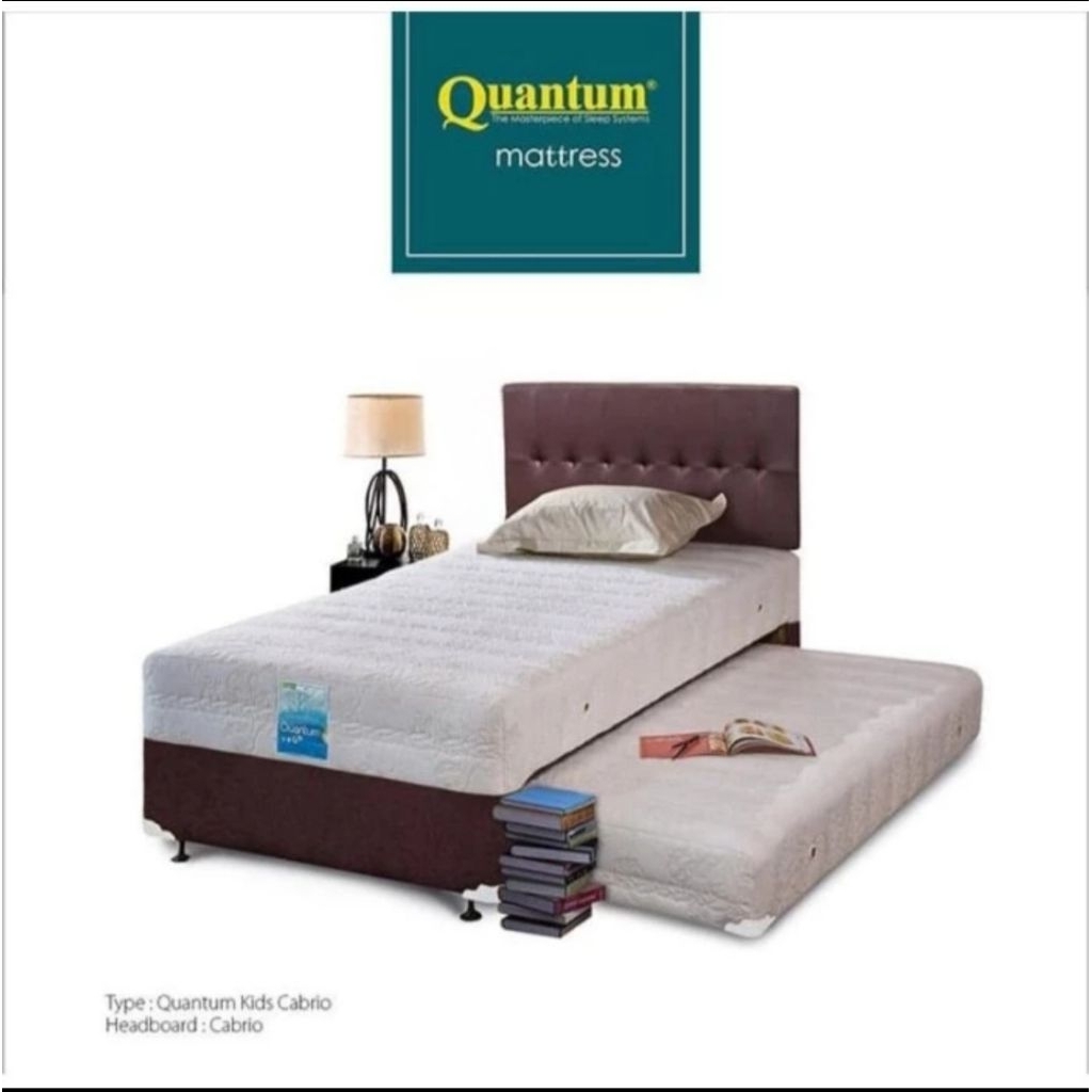 Quantum Springbed 2in1 cabrio white uk.120x200 Ramona fullset