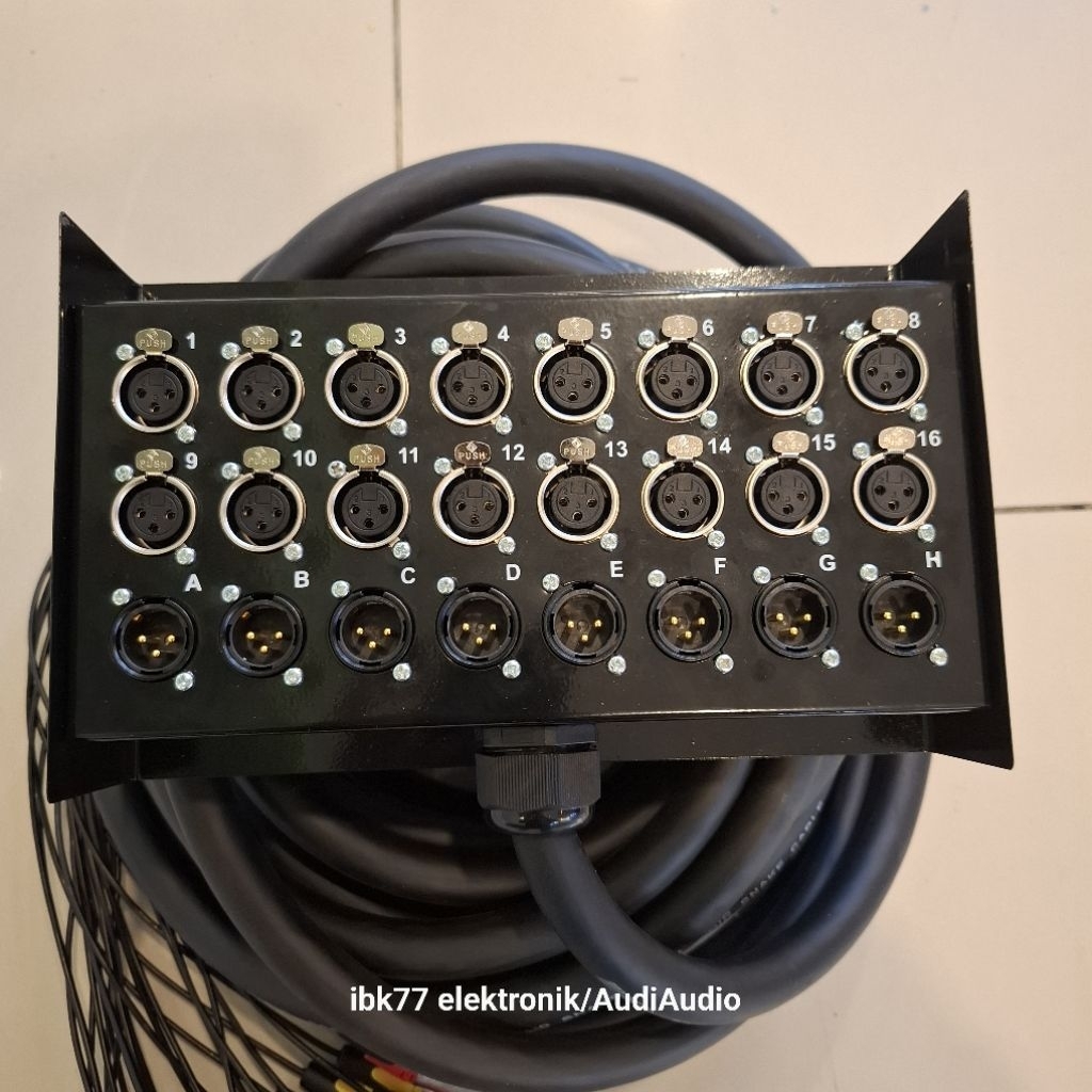 Snake Kabel 24ch With Stage Box STX 16in 8out - 15Meter