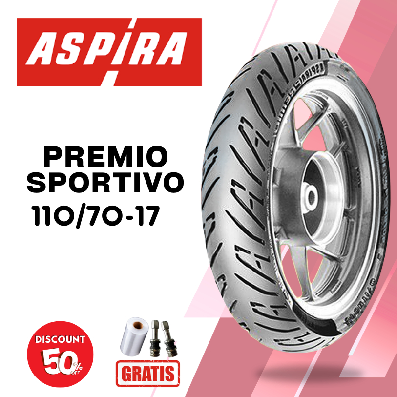 Ban Motor ASPIRA PREMIO SPORTIVO 110/70 Ring 17 Tubeless