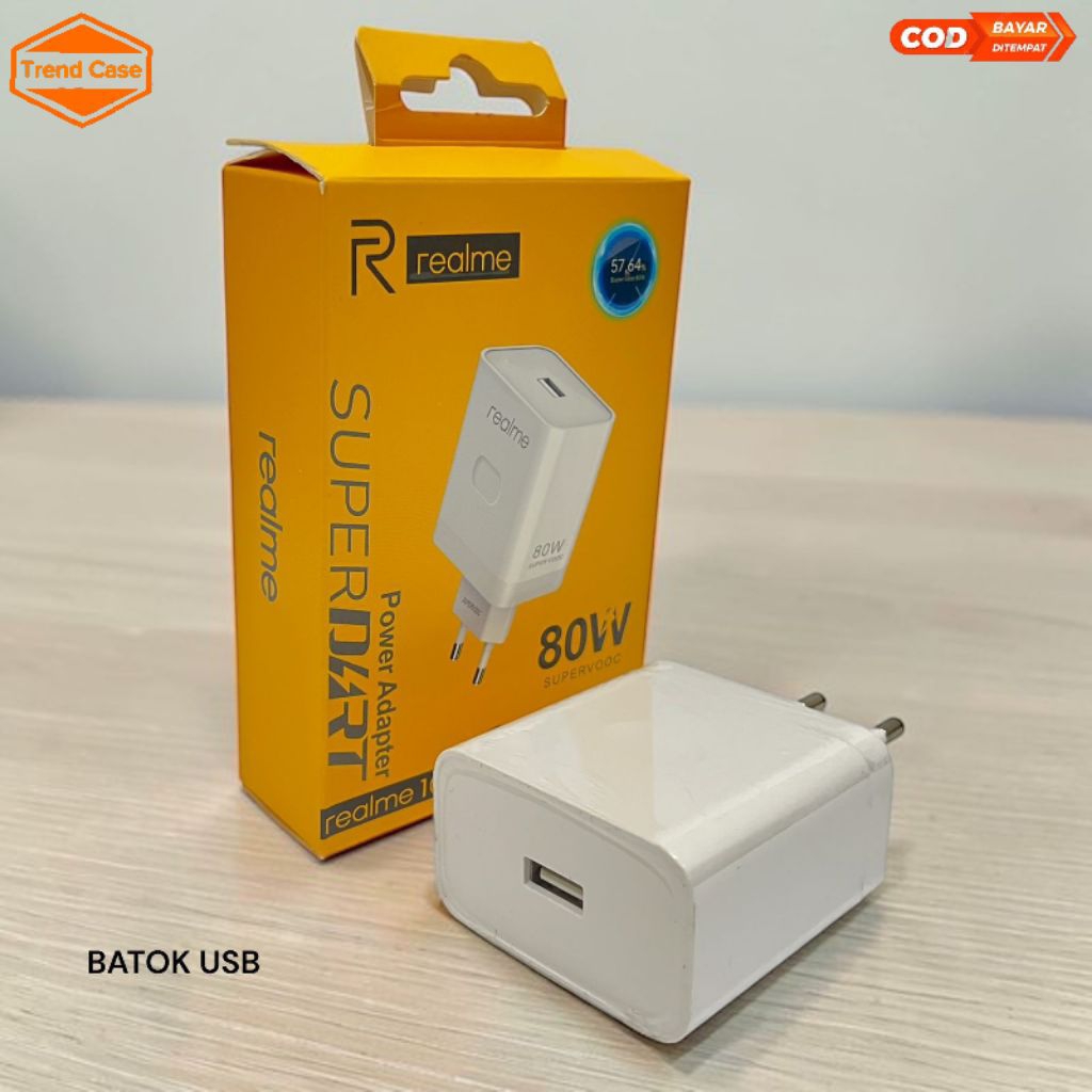 BATOK CHARGER| REALME 10 POWER ADAPTER 80W
