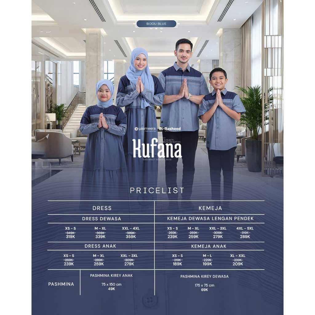 SARIMBIT YASMEERA KUFANA BIJOU BLUE