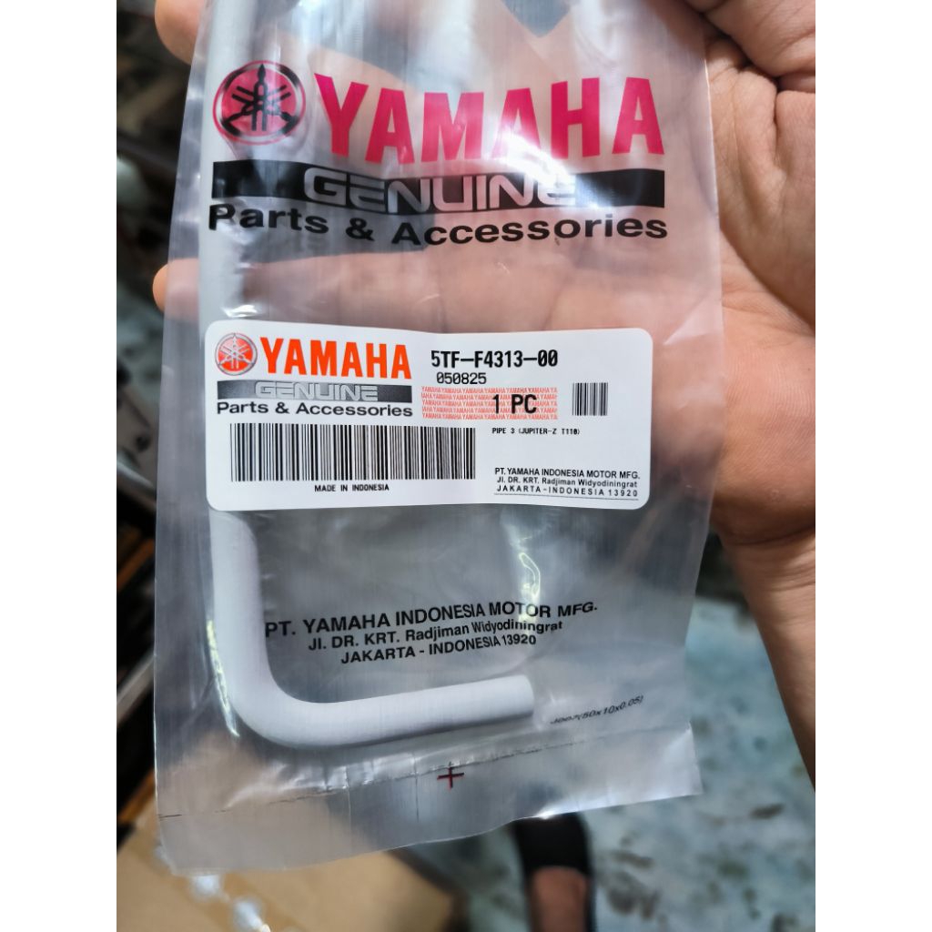 SELANG ISAP SELANG HAWA YAMAHA KODE 5TF-F4313-00 YAMAHA ORIGINAL