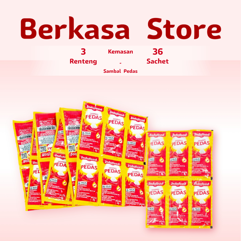Indofood Saus Sambal Pedas Renteng 36 Sachet