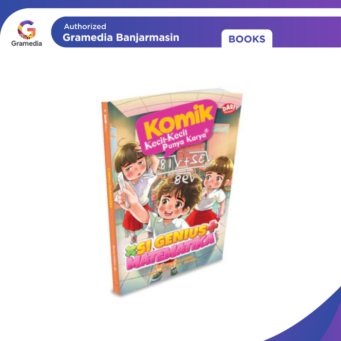 Gramedia Banjarmasin - KOMIK KKPK: SI GENIUS MATEMATIKA (SOFTCOVER)