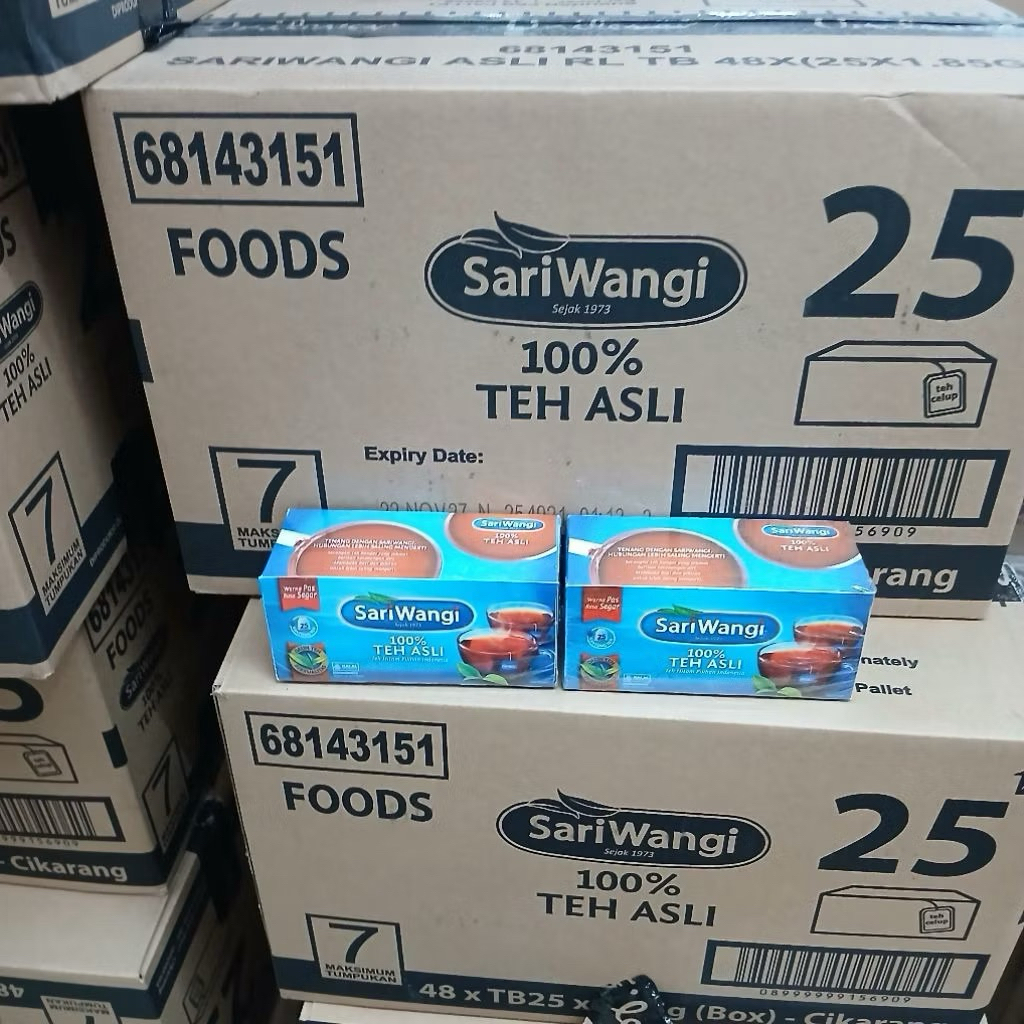 JFS - Teh Sariwangi 1 Dus isi 25 kantong