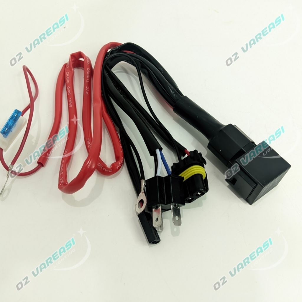 Relay Set Lampu Led Motor Mobil Premium H4 HID