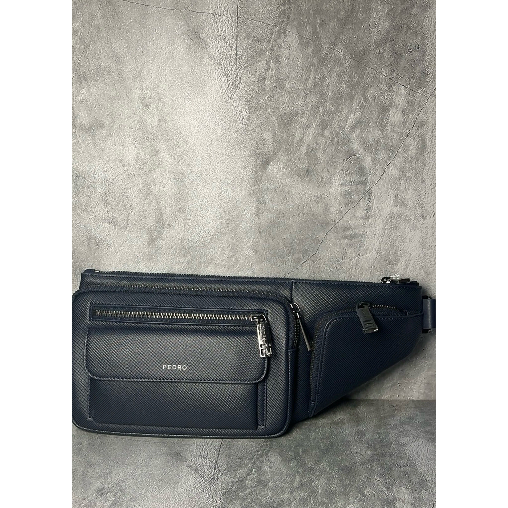 Pedro Waist Bag - Navy (100% Original)