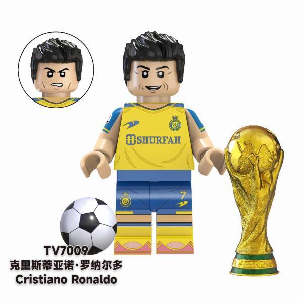 Action Figure Pemain Sepak Bola Ronaldo Messi Kaka TV6502