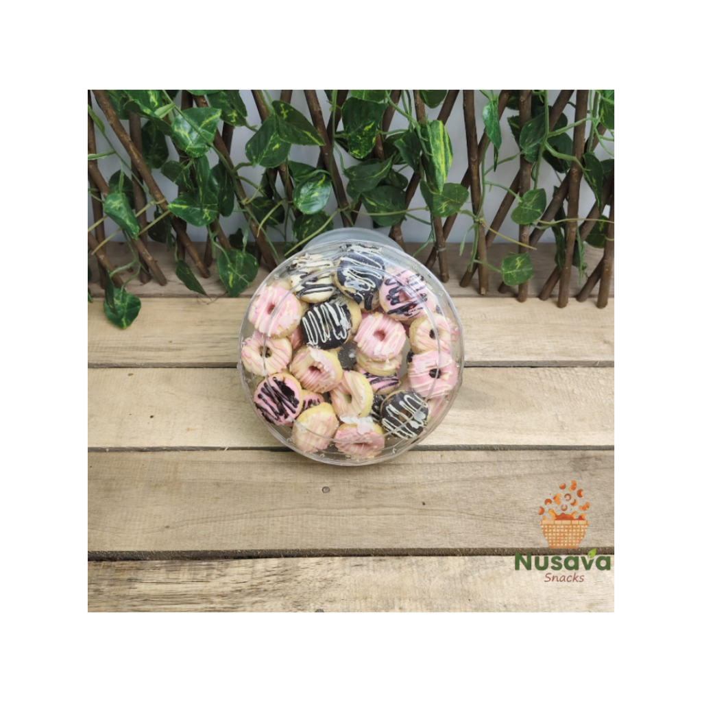 Kue Toples Donat Manis Gurih Renyah Nusava Snacks 360gr Camilan Donat Mini Kiloan Enak