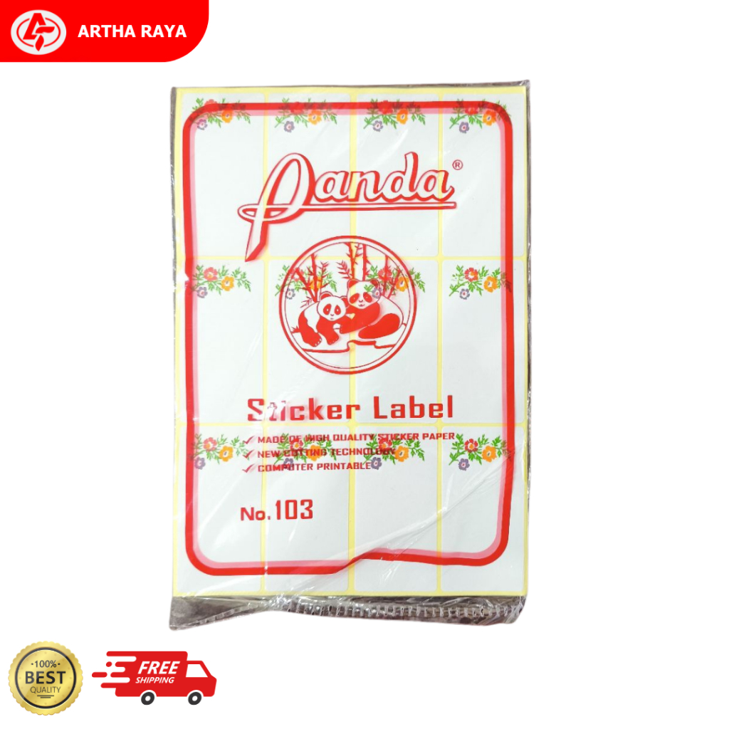 Sticker Label Undangan 103 ( Motif Bunga) Isi 7 Lembar