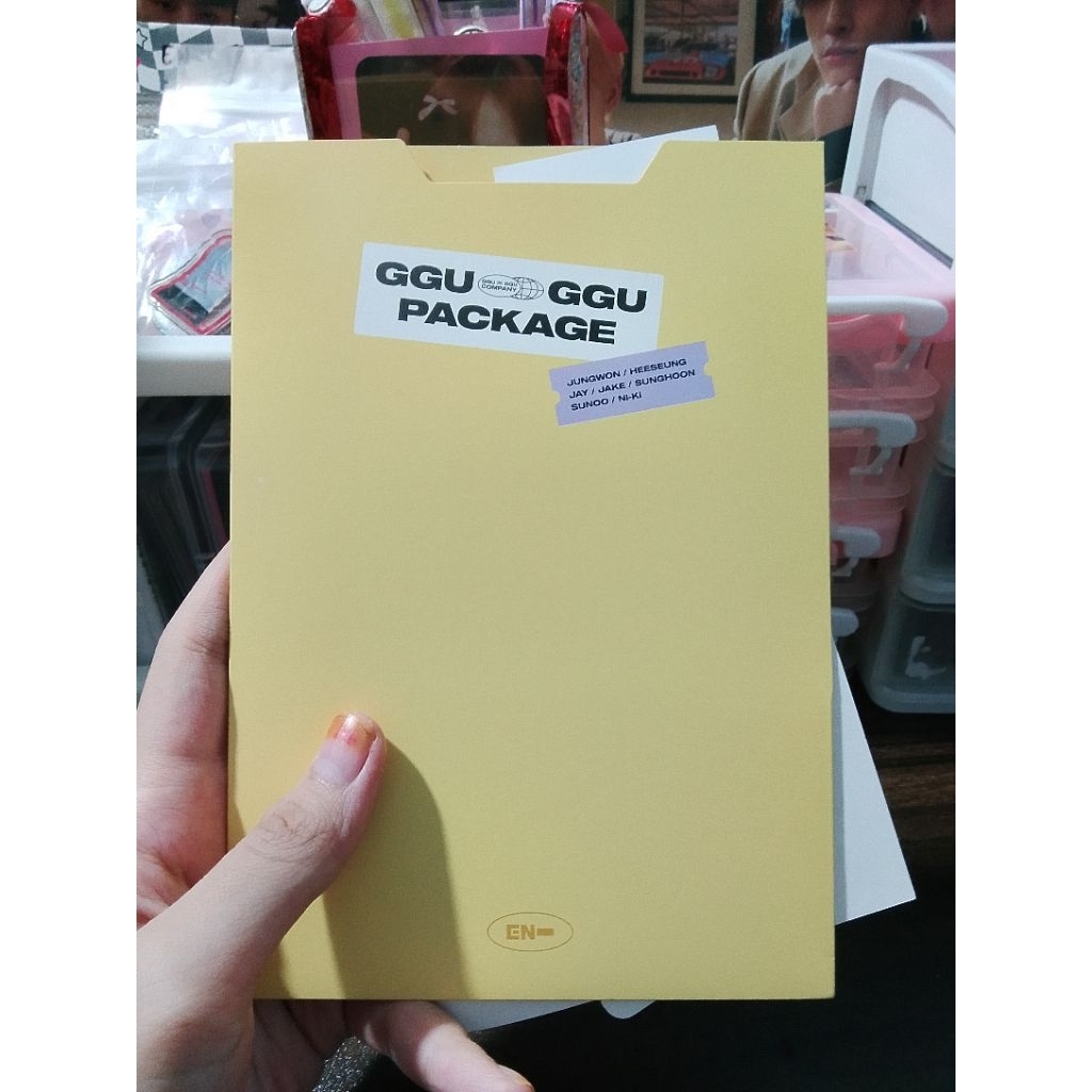 BOOK GGU PACKAGE ENHYPEN JUNGWON OFFICIAL MERCH