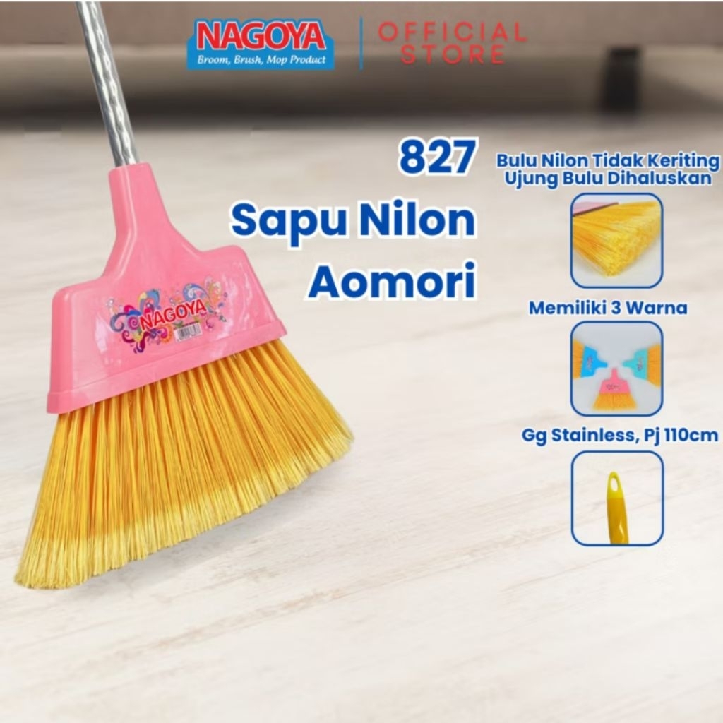 NAGOYA SAPU NILON AOMORI 827 / SAPU NILON LOVE 826 / SAPU NILON LADYBIRD 825