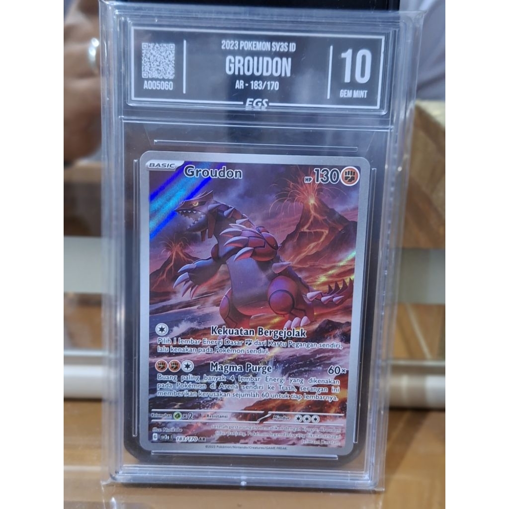 Groudon AR Clear Slab EGS 10