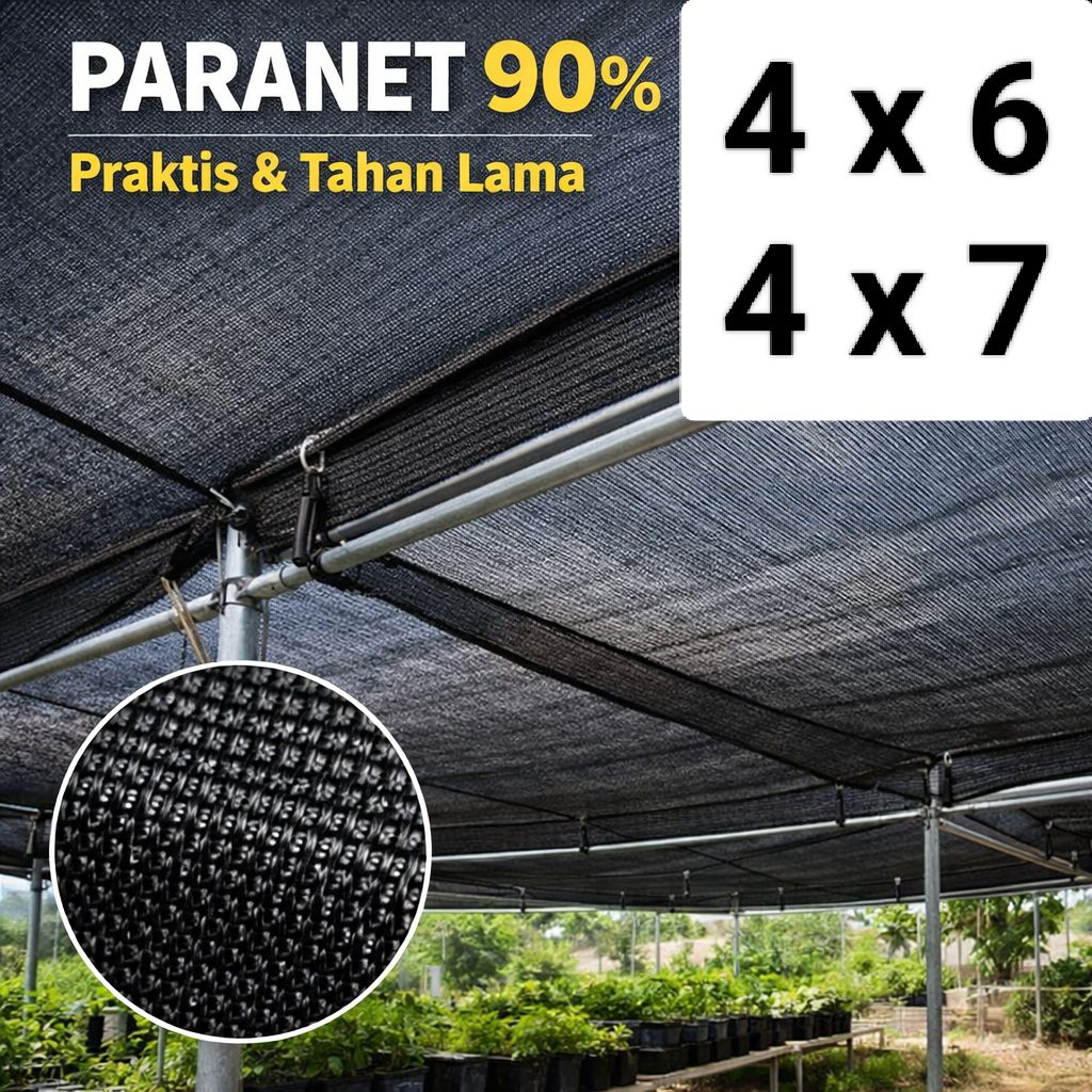 PARANET 90% HDPE UKURAN 4x6.4x7. PRAKTIS & MUDAH DIPASANG