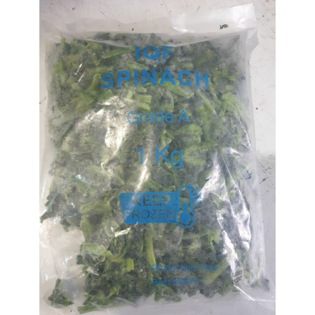 spinach frozen # bayam beku