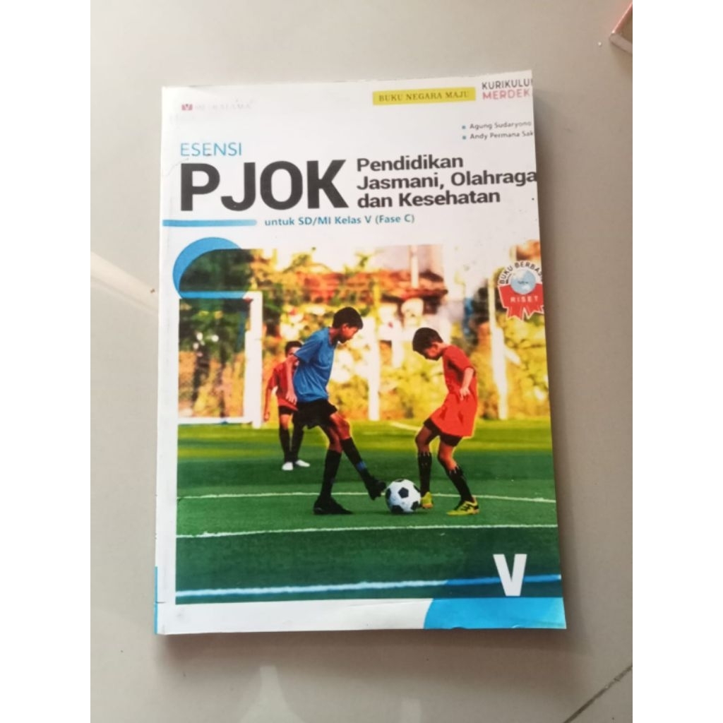 buku esensi PJOK kelas 5 SD Mediatama kurikulum merdeka