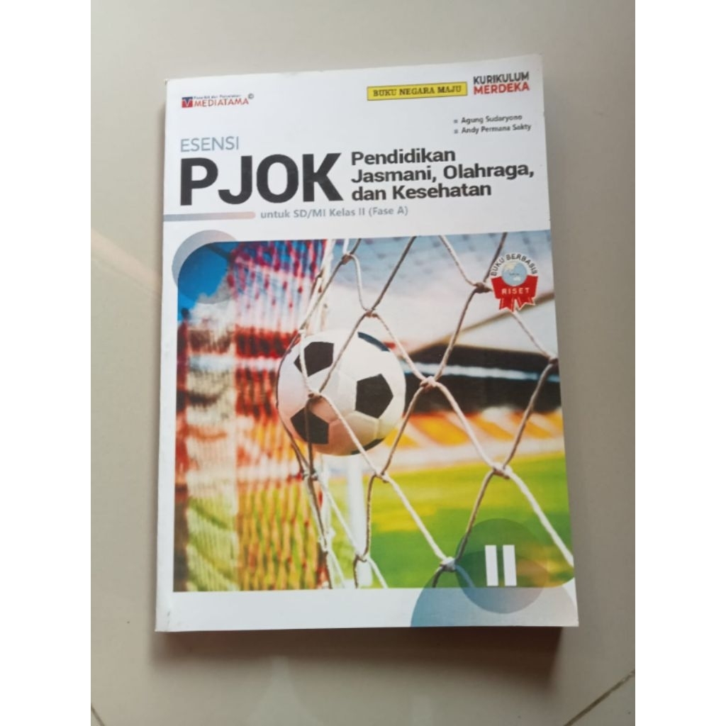 buku esensi PJOK kelas 2 SD Mediatama kurikulum merdeka